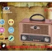 Everton RT-759 Bluetooth Fm-Usb-Tf-Aux Şarjlı Nostaljik Radyo