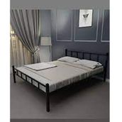 Evger K90 Siyah Metal Çift Kişilik Yataksız 160x200 cm Karyola