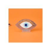 Evidea Deco Blau Mavi 15 cm Cam Dekor
