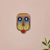Evidea Deco Mask Sarı 20 cm Duvar Panosu