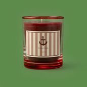 Evidea Deco Nautical Fun Kırmızı 130 gr Mum