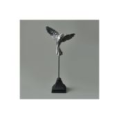 Evidea Deco Uccello Siyah Gümüş 32 cm Dekor