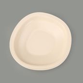 Evidea Kitchen Bloom Çukur Krem 23 cm Yemek Tabağı