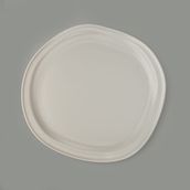 Evidea Kitchen Bloom Gri 29 cm Servis Tabağı