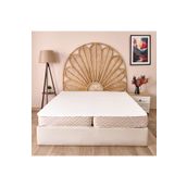 Evidea Soft 160x200 cm Beyaz Minik Kapitoneli Çift Kişilik Sıvı Geçirmez Lastikli Alez