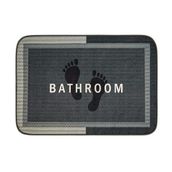 Evidea Soft Bathroom Dikdörtgen Sihirli Antrasit 50x70 cm Banyo Paspası