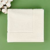 Evidea Soft Bordürlü Premium Ekru 50x70 cm Ayak Havlusu