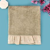 Evidea Soft Green Culture Twin Yeşil 50x90 cm Papatya Desenli Yüz Havlusu