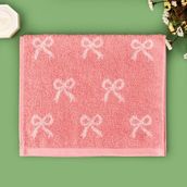 Evidea Soft Ribbon Ekru Pembe 30x50 cm El Havlusu