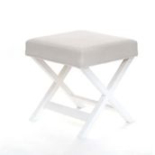 Evka Bench Light Beyaz Puf