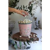 EVLE Metal Popcorn Kutusu - Patlamış Mısır Kovası 13.5 Cm, Botanica Er149-1g