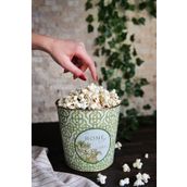 EVLE Metal Popcorn Kutusu - Patlamış Mısır Kovası 13.5 Cm, Forrest Er149-8i