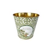 EVLE-Metal Popcorn Kutusu - Patlamış Mısır Kovası 13.5 Cm, Forrest (Forrest Green Home)