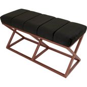 Evodeko Bakır Siyah Bench Puf