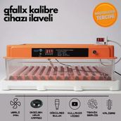 Evonest Kuluçka Makinesi Gfallx Dönüşüm-Ek Performans-120 Yumurtalık Turuncu Renk