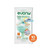 Evony 10'lu Poşet Yumuşak Elastik Kulaklı Cerrahi Maske