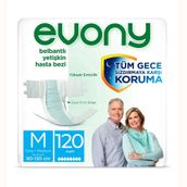 Evony 120 Adet Bel Bantlı Orta Boy M Hasta Bezi