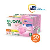 Evony Color Pembe 50 Adet Cerrahi Maske