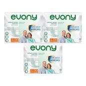 Evony Yetişkin Bel Bantlı Tekstil Yüzey L 3x30 Adet Hasta Bezi