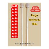 Evren Ev Tekstil Bambu Örgü Şişi