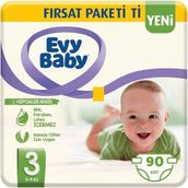 Evy Baby No:3 Midi 90 Adet Bebek Bezi