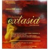 Extasia 100'Lü Klasik Prezervatif Kokusuz Doğal Latex Kauçuk ile Üretilmiş Rezervuarlı