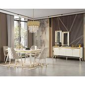 Eymense Lotus Gold Yemek Odası Takımı