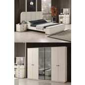Eymense Petek Benchli Modern 6 Kapaklı Yatak Odası Takımı