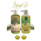 Eyüp Sabri Tuncer 600 ml Doğal Zeytinyağlı Duş Jeli Ve 600 ml Zeytin Yağlı Şampuan