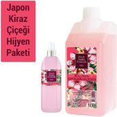 Eyüp Sabri Tuncer Yedek Şişe 1 lt ve 1 Adet 150 ml Japon Kiraz Çiçeği Kolonyası