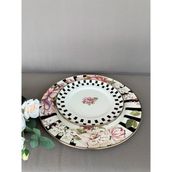 Ezem 8236 Dama 20 cm Emaye Pasta Tabağı