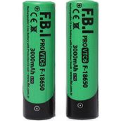 F.B.I VTC6 18650 3.7 V 3000 mAh 30 A Li-Ion Şarjlı Pil + Pil Taşıma Kutusu 2'li Set