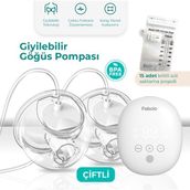 Fabcio Mamma Çiftli Giyilebilir Smart Göğüs Pompası - Standart - Beyaz