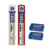 Faber Castell 0.7 120 li 2 Adet Uç ve 2 Adet Sınav Silgisi