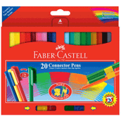 Faber Castell 20 Renk Eğlenceli Keçeli Kalem Seti