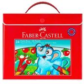 Faber Castell 24 Renk Çantalı Tutuculu Pastel Boya