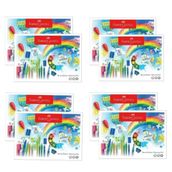 Faber Castell 25x35 cm 15 Yaprak 8'li Karton Kapak Resim Defteri
