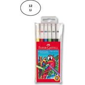 Faber-Castell 5067155106 Yıkanabilir 6 Renk 12'Lİ Keçeli Kalem