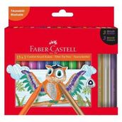 Faber Castell Comfort 15+3 Metalik Keçeli Kalem