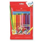Faber Castell Fiesta 20 Renk Keçeli Kalem