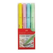 Faber-Castell Fosforlu Kalem 38 Pastel 4lü Poşet
