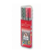 Faber Castell Grip Finepen 0,4 mm 10'lu Keçeli Kalem