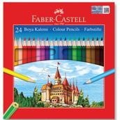Faber Castell Karton Kutu 24 Renk Boya Kalemi