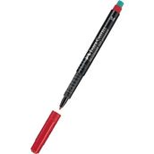 Faber Castell M Serisi Kırmızı Permanent Asetat Kalemi