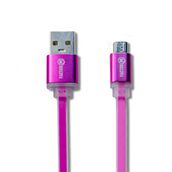 Factor-M Micro 3A 1.20 m Pembe Data ve Şarj Kablo