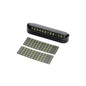 Factorial Oto Park Numaratörü Telefon Numarası Ön Cam Park Tel Numaralık Fosforlu Cam Kartı Oto Aksesuarları