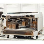Faema E98 UP A2 Tall Cup 2 Gruplu Beyaz Tam Otomatik Espresso Kahve Makinesi