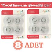 Fafatara Bebek Çocuk Priz Emniyet Kapağı 8 Adet