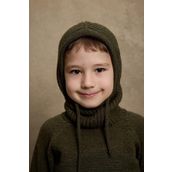 Fahhar Kids İpli Çocuk Kar Beresi Haki