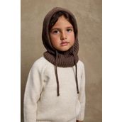 Fahhar Kids İpli Çocuk Kar Beresi Kahve